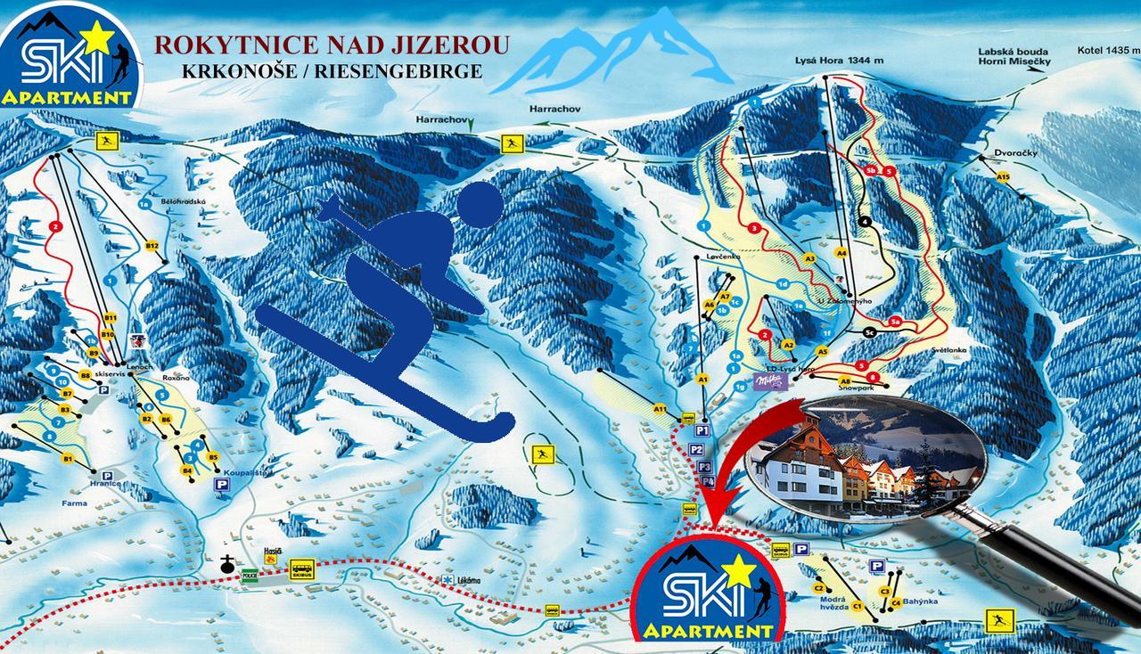 Ski - Apartment Rokytnice nad Jizerou Ngoại thất bức ảnh